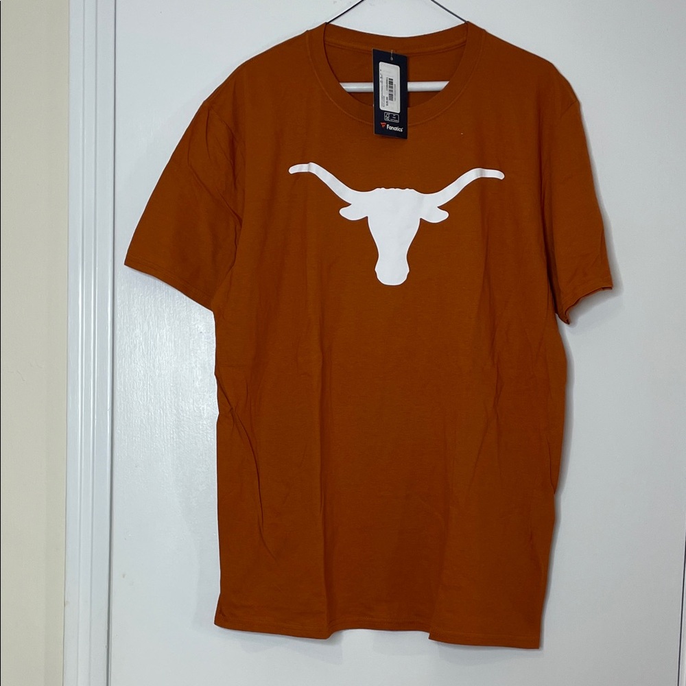 Nadel Fanatics Burnt Orange Bull Graphic Tee tennis